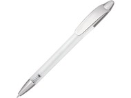Ручка шариковая Celebrity "Кейдж", белый/серебристый