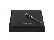 Подарочный набор: блокнот А5, ручка шариковая. Hugo Boss
