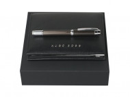 Подарочный набор: блокнот А6, ручка-роллер. Hugo Boss, черный