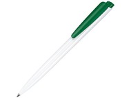 Ручка шариковая Senator «Dart Basic Polished», белый/зеленый