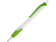 Ручка шариковая "Santa Monica", белый/зеленый, черные чернила