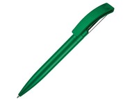 Ручка шариковая Senator модель Verve Basic Metallic, зеленый
