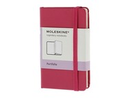 Папка Moleskine Portfolio (с кармашками), ХSmall (6,5x10,5см), розовый