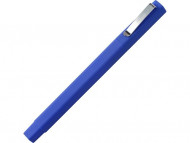 Ручка шариковая пластиковая "Quadro Soft", квадратный корпус с покрытием софт-тач, синий
