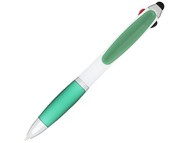 Шариковая ручка Nash «4 в 1», белый/зеленый