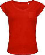 Футболка женская MOD WOMEN 150 оранжево-красная