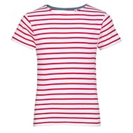 Футболка детская MILES KIDS белая с красным