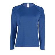 Футболка с длинным рукавом SPORTY LSL WOMEN, ярко-синяя