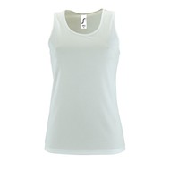 Майка женская SPORTY TT WOMEN, белая