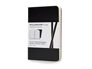 Записная книжка Moleskine Volant (в линейку, 2 шт.), XSmall (6,5х10,5см), черный
