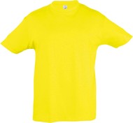 Футболка детская REGENT KIDS 150, желтая (лимонная)