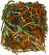Бумажный наполнитель Chip Mix, синий, голубой, белый, бежевый