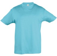 Футболка детская REGENT KIDS 150, бирюзовая