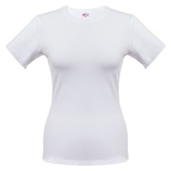Футболка женская T-bolka Stretch Lady, белая