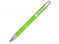 Алюминиевая шариковая кнопочная ручка Moneta, лайм