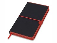 Блокнот А5 "Color Rim", черный/красный. Lettertone