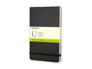 Записная книжка Moleskine Reporter (нелинованный), Large (13х21см), черный