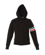 ELBA Жен. Толстовка Италия, с капюшоном, на молнии, черный