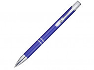 Алюминиевая шариковая кнопочная ручка Moneta, синий