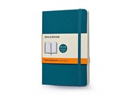 Записная книжка Moleskine Classic Soft (в линейку), Pocket (9х14 см), бирюзовый