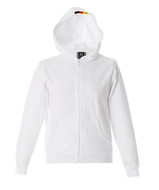 ALESSANDRIA Жен. Толстовка Италия с капюшоном, на молнии, белый / DE