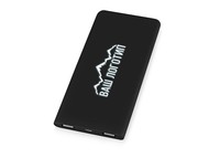 Портативное зарядное устройство с подсветкой логотипа «Faros», soft-touch, 4000 mAh