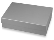 Подарочная коробка "Corners" большая, серебристый