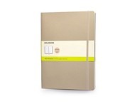 Записная книжка Moleskine Classic Soft (нелинованный), Хlarge (19х25 см), бежевый