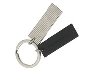 Брелок "Grid". Hugo Boss, серебристый/черный