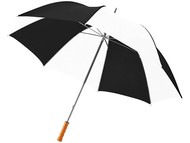 Зонт Karl 30" механический, черный/белый