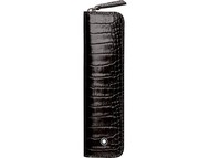 Чехол на молнии Selection для 1 ручки. Montblanc, темно-коричневый