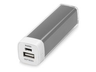 Портативное зарядное устройство "Ангра", 2200 mAh, серый