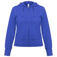 Толстовка женская Hooded Full Zip ярко-синяя